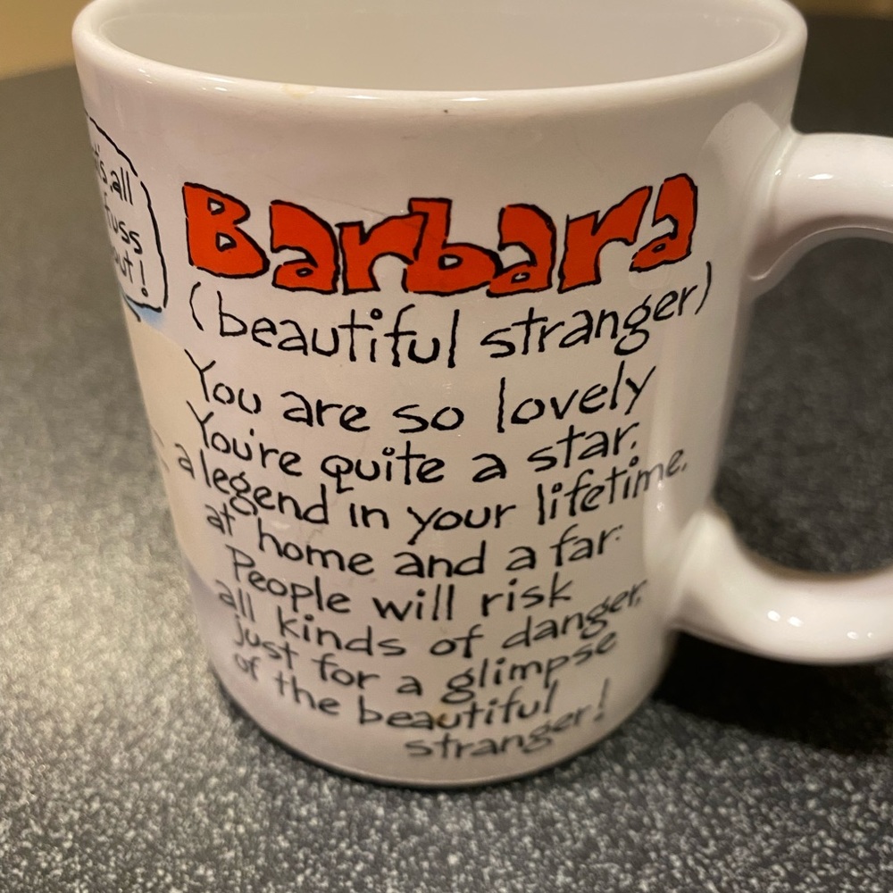 Barbara (beautiful stranger) mug